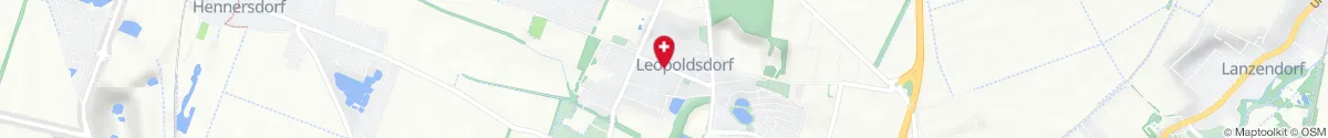 Kartendarstellung des Standorts für Apotheke Sankt Nikolaus in 2333 Leopoldsdorf